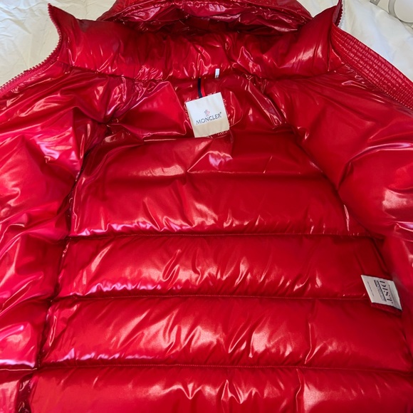 Moncler Maire red puffer coat size 0 - Picture 5 of 13